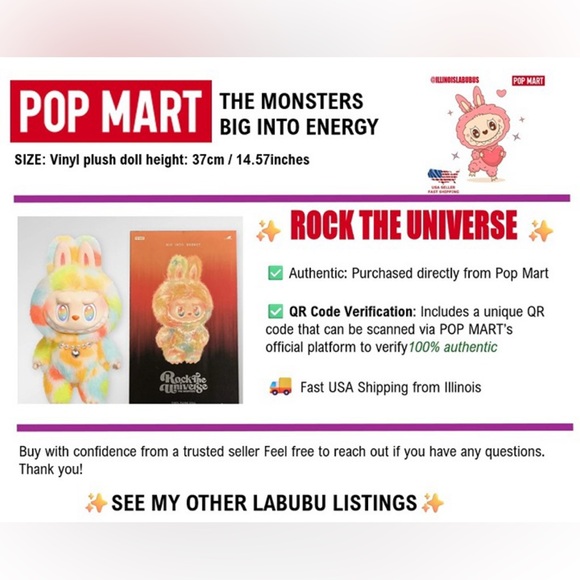 Pop Mart Rock The Universe. - Picture 1 of 4